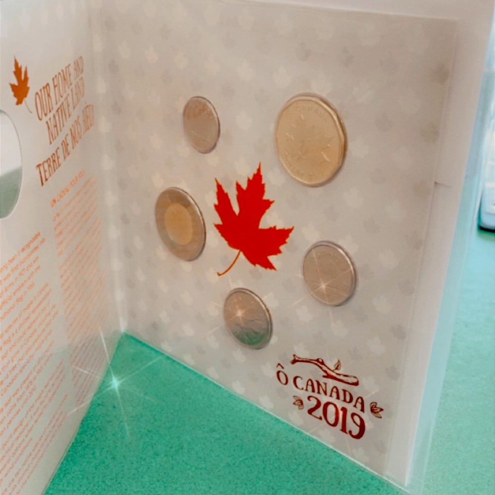 Collectable O Canada coins set